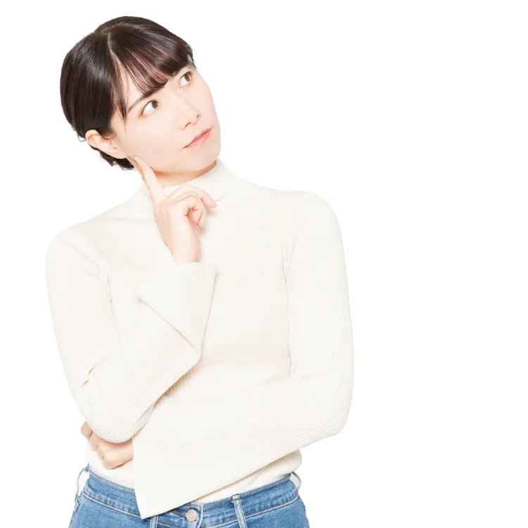 フローリング張り替えに悩む女性